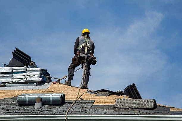 Professional Metal Roofing technician working in La Palma, CA